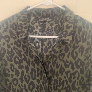 Zara leopard maxi dress